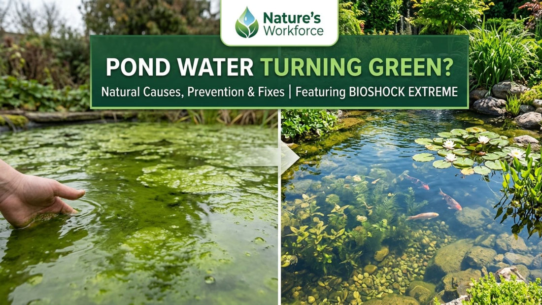 pond water turning green